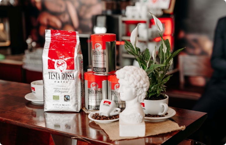 TESTA ROSSA caffé Produkte