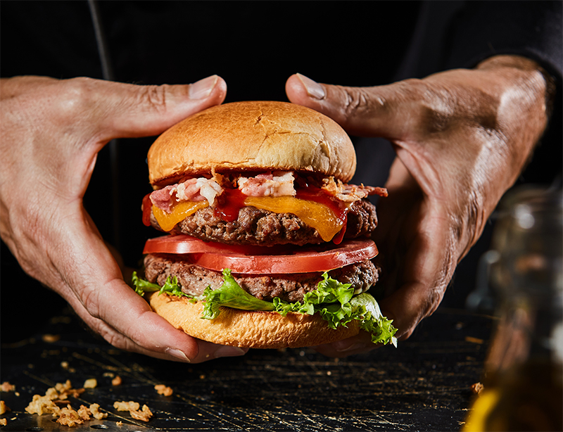 Saftiger Burger