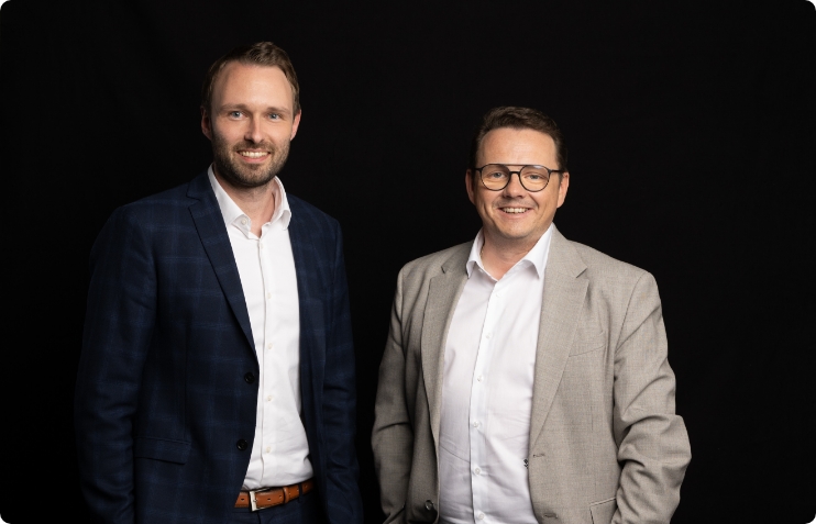 Geschäftsführer Lorenz Wedl und Klaus Mantl