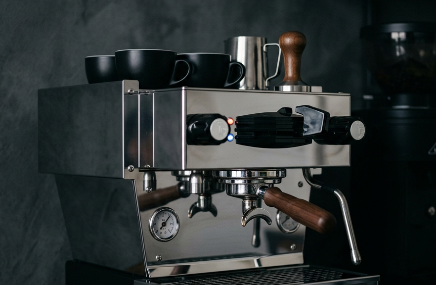 Kaffeemaschine in Retro Look