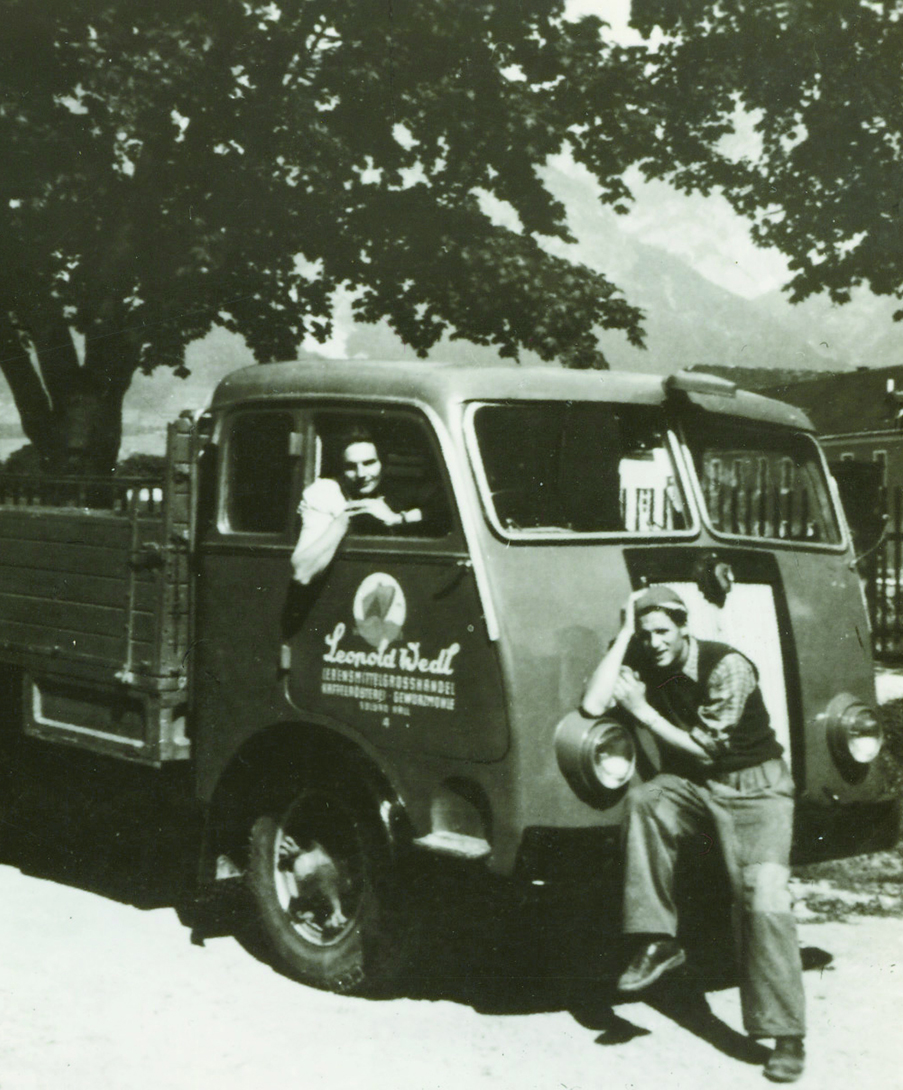 Erster LKW in Hall 1920