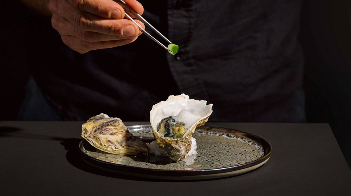 Wedl Gourmet Austern anrichten
