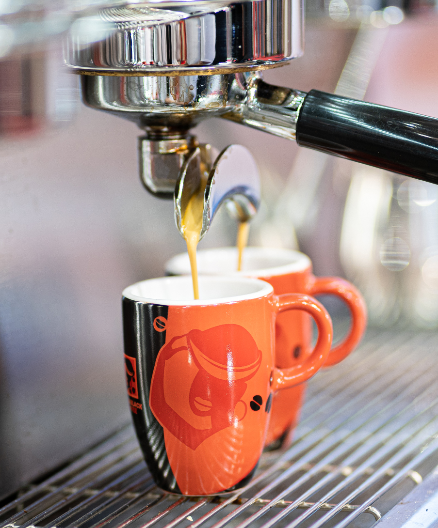 Red and Black Coffee