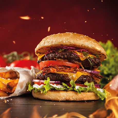 Saftiger Burger